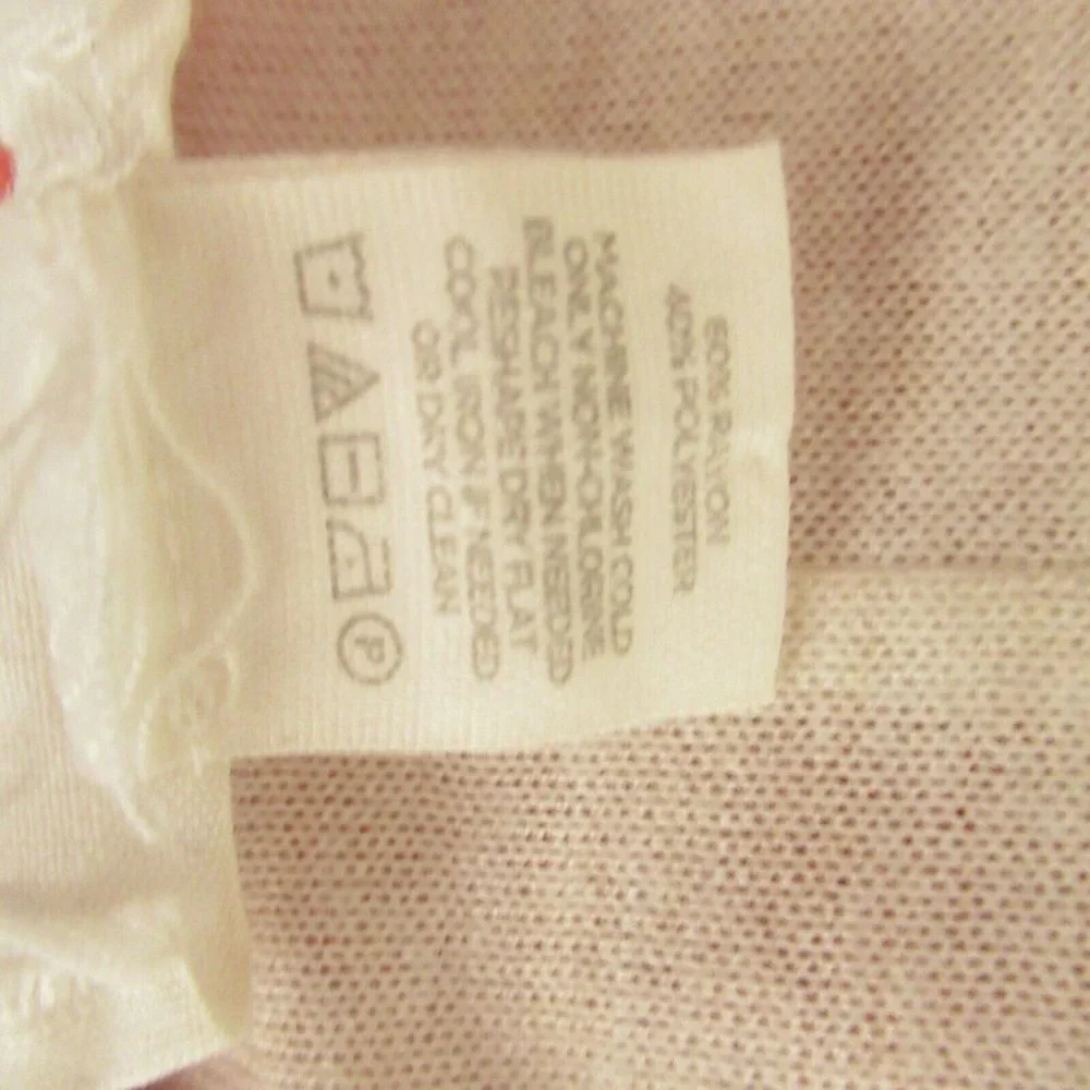 Ann Taylor LOFT Lounge Top M Medium Orange V Neck Long Sleeve - Picture 6 of 6